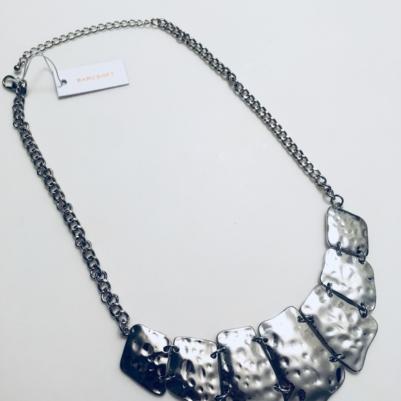 bancroft Jewelry - Bancroft Sofia Hammered Square Collar Necklace